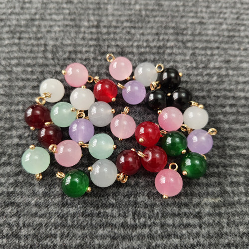 旗袍仿玉石国风圆形纽扣天然装饰扣中式唐装汉服雪纺衬衫盘扣扣子