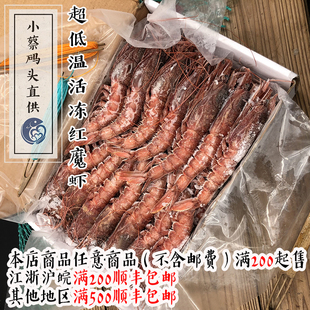 【小蔡码头直供】超低温船冻东海红魔虾大小随机标题为准