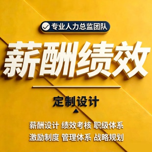企业战略管理薪酬设计绩效考核激励全案人力资源电商公司全套制度