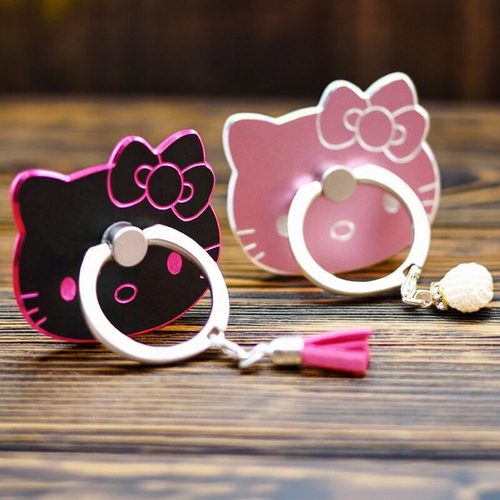 珍珠挂饰指环扣手机支架卡通可爱