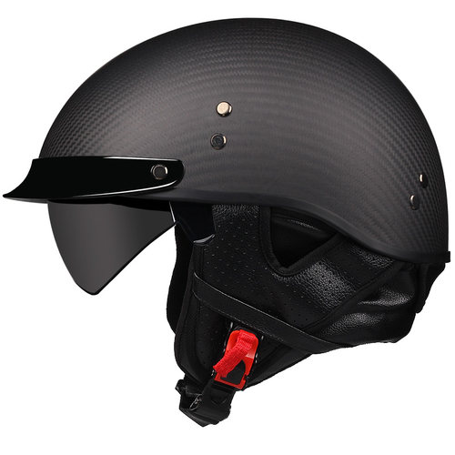 3C认证碳纤维摩托车头盔可配围脖