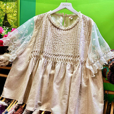 出口外贸/原生态砂洗棉麻