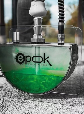 跨境电商货源阿拉伯风格半圆套装亚克力水烟壶成品shisha hookah