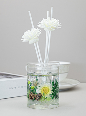 香薰摆件挥发棒无火藤条补充液桌面客厅卧室洗手间扩香生日礼物