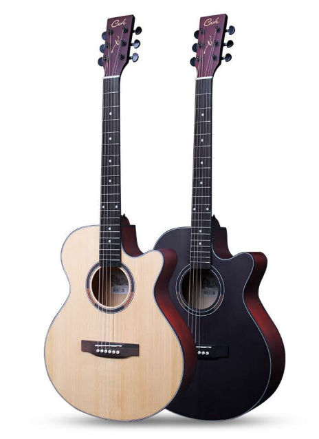 卡特cate 40寸41寸民谣吉他 单板吉它哑光初学入门进阶 云杉面单