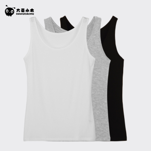 打底衫 莫代尔夏季 百搭性感修身 女士吊带背心短款 内搭黑白上衣 薄款