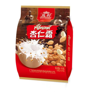 益利杏仁霜即食冲饮营养代餐粉速溶杏仁粉432g12小包早餐速食饮品