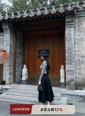 THE SWAN司凰轻奢 京式优雅 Ra1ph Laure*低调奢华老钱质感小黑裙