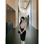 SWAN司凰轻奢 高干文姐姐 纯色简约衬衫 THE 通勤百搭衬衣半裙套装