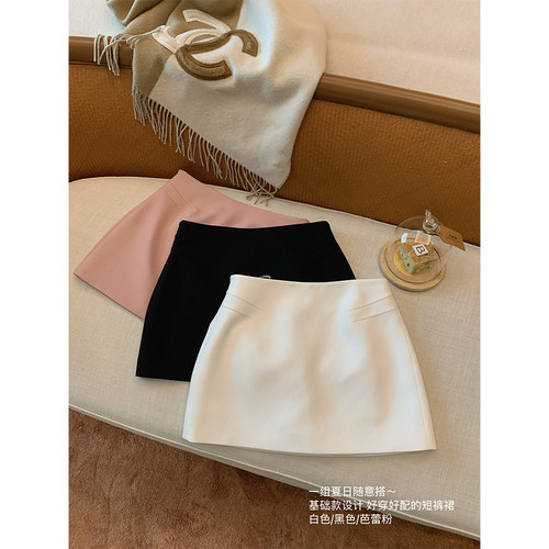 基础舒适百搭休闲短裤女3色裤裙