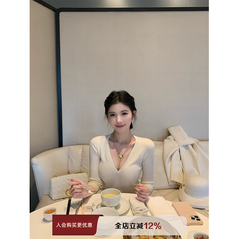 THE SWAN司凰轻奢 人生挚爱 高阶项链32羊毛针织打底衫女上衣毛衣,女装/女士精品,时尚套装,淘宝优惠券,粉丝福利购,淘宝优惠卷