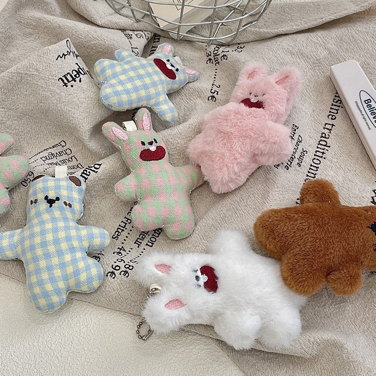 可爱玩偶小熊挂件包包装饰帆布包挂件钥匙扣挂饰学生礼物