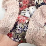 Трикотажные шелковые трусы, штаны, средняя посадка