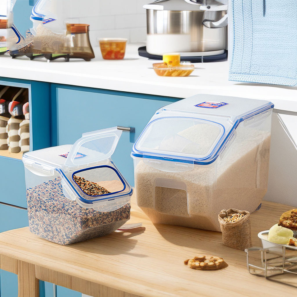 乐扣防潮米桶正品保证