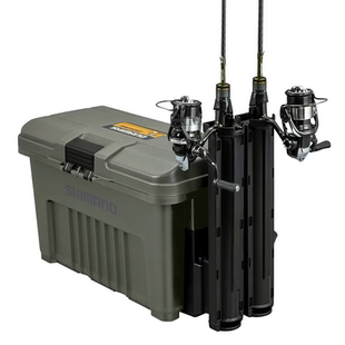 SHIMANO禧玛诺25款CS-001Y多功能带竿插钓箱 路亚箱子工具渔具箱