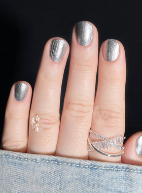 21free质感敲好哑光银俄罗斯dance legend指甲油STEP金属银圣诞银