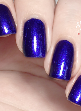 炫酷金属蓝紫色白兔奶昔ZOYA指甲油ISA微闪星空深紫偏光ZP793免烤