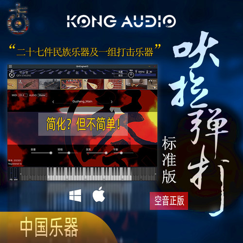 正版民乐音色空音插件软音源