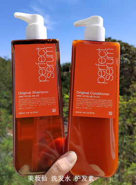 Mise en Scene美妆仙干枯毛躁洗发水护发素680ml韩国代购