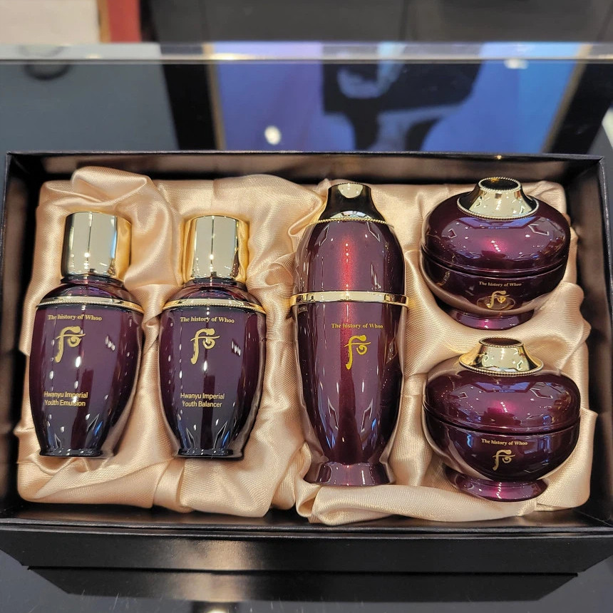 whoo后还幼中样套装精华面霜眼霜韩国化妆品专柜代购