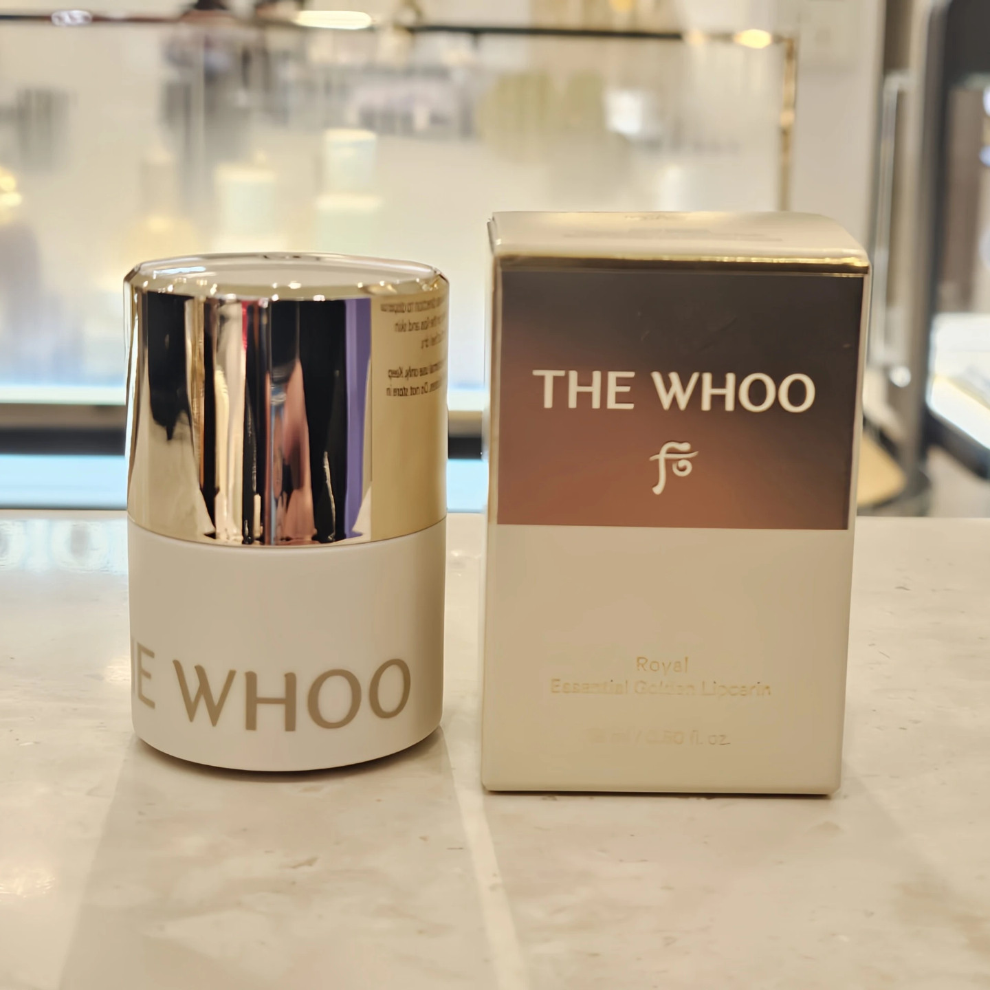 WHOO后旋转黄金唇膏15ml唇蜜保湿抗皱淡唇纹唇膜韩国本土直邮代购