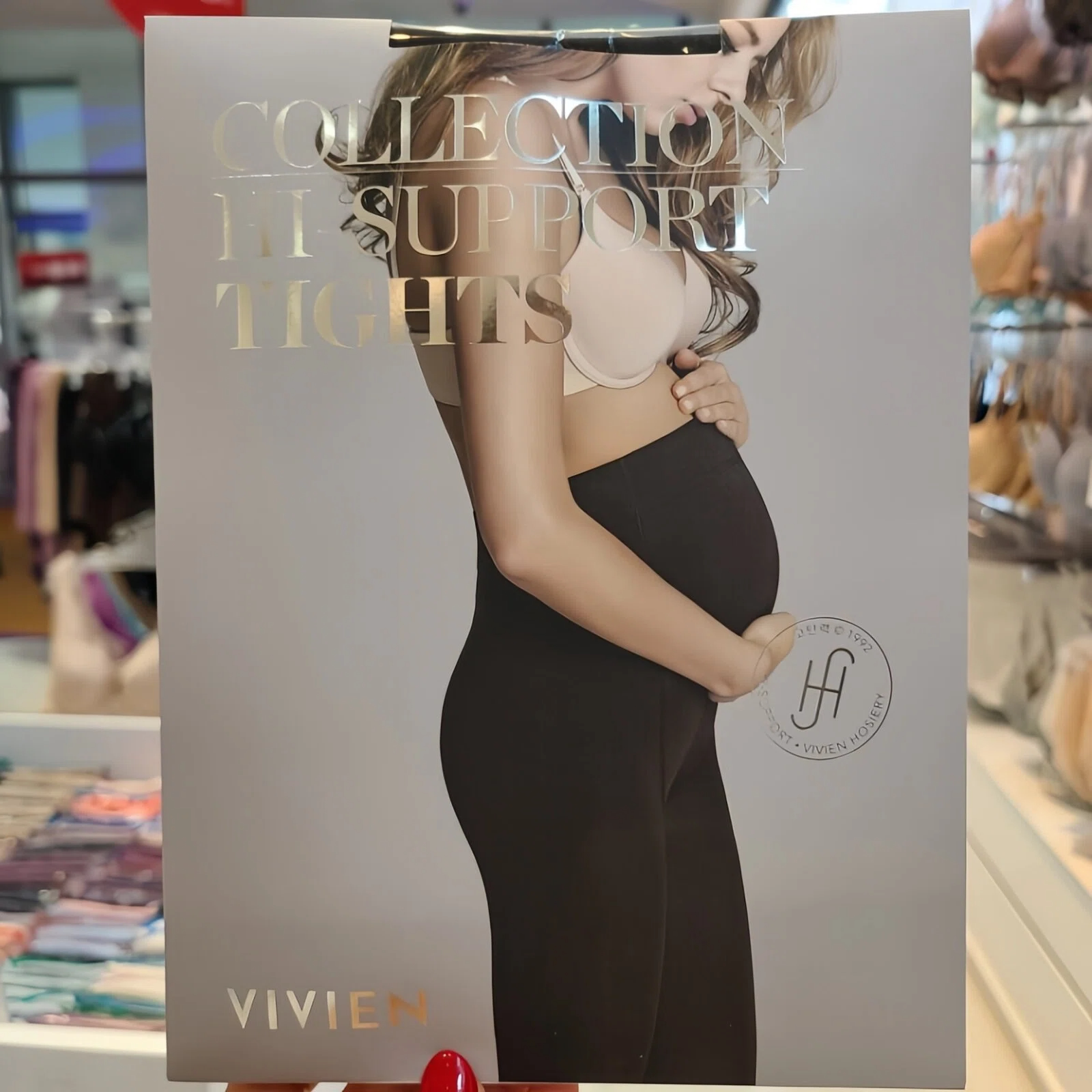 VIVIEN孕妇弹力连裤袜80D