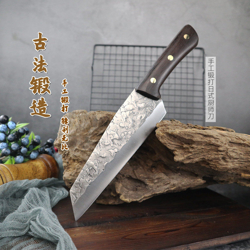 手工锻打超锋利厨师刀牛肉刀料理