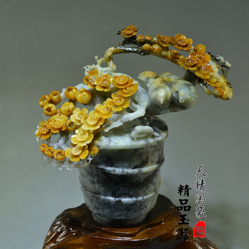 摆件玉石天精国豪精品摆件