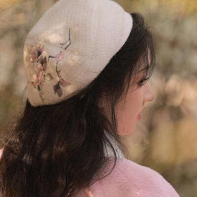 花团锦簇亮片鸭舌帽小众潮牌