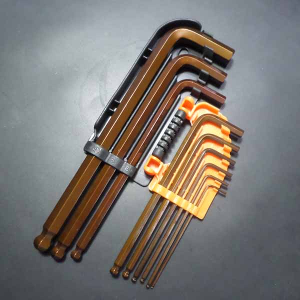 自行车内六角扳手套装工具s2材质 特殊工具钢制造硬度好耐磨通用