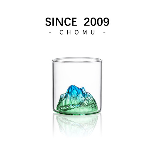 CHOMU千里江山杯高硼硅玻璃手工