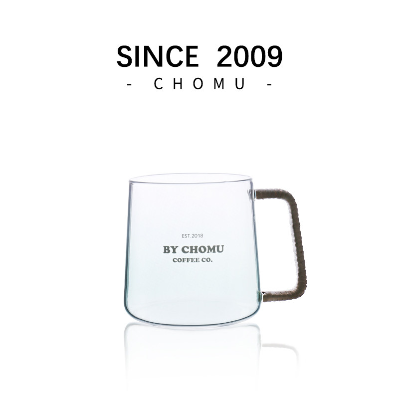 玻璃杯带把手高颜值咖啡马克杯耐高温高硼硅家用大容量办公室水杯