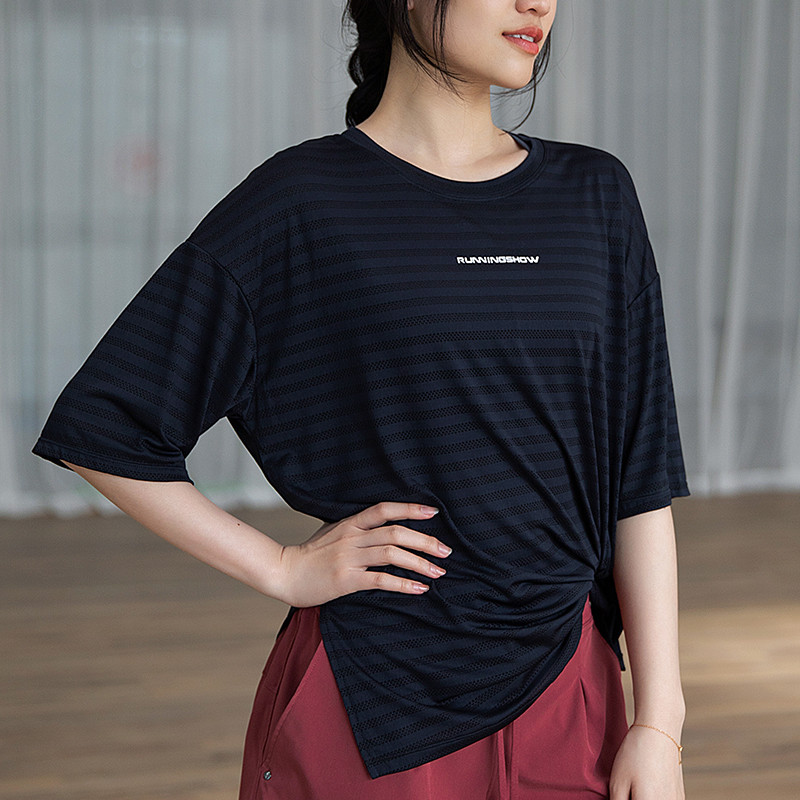 网红女健身房瑜伽服罩衫运动上衣