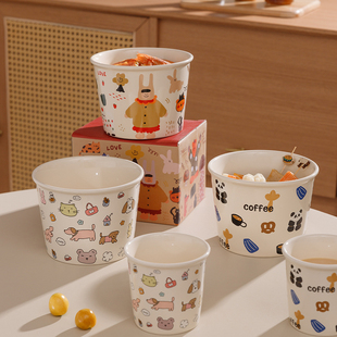 可爱超萌陶瓷泡面碗大号汤碗全家桶炸鸡块碗吃螺蛳粉碗专用嗦粉碗