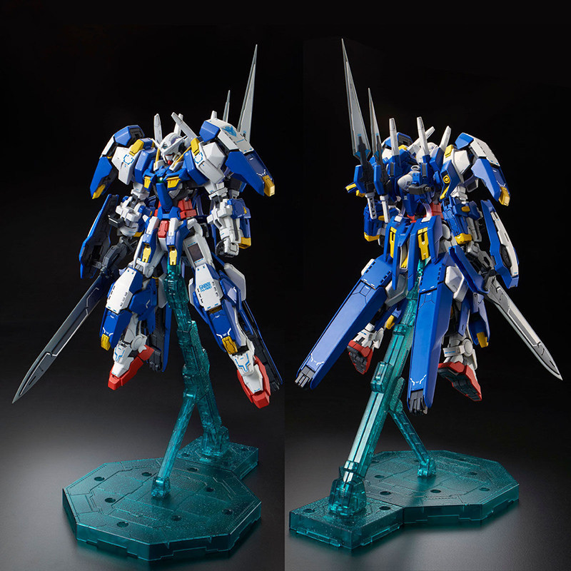 模动魂合金着色万代限定 MG 1/100 雪崩能天使 雪橇突进式 带支架