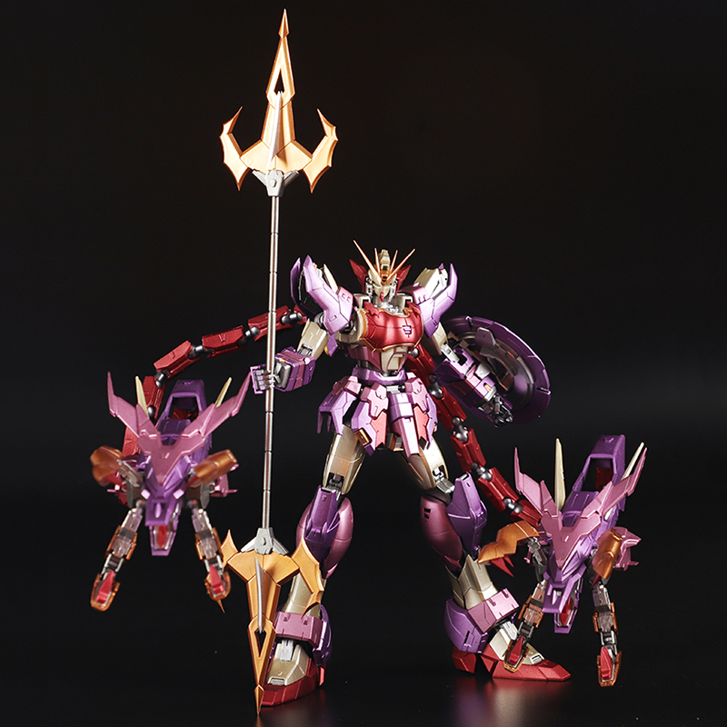 模动魂 MG1/100超新星魔改双头龙哪吒EW拼装模型玩具合金着色