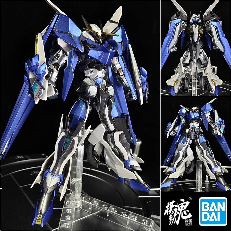 模动魂合金着色万代 hgbd:r新无名异端 高达 创形者 帝王异端