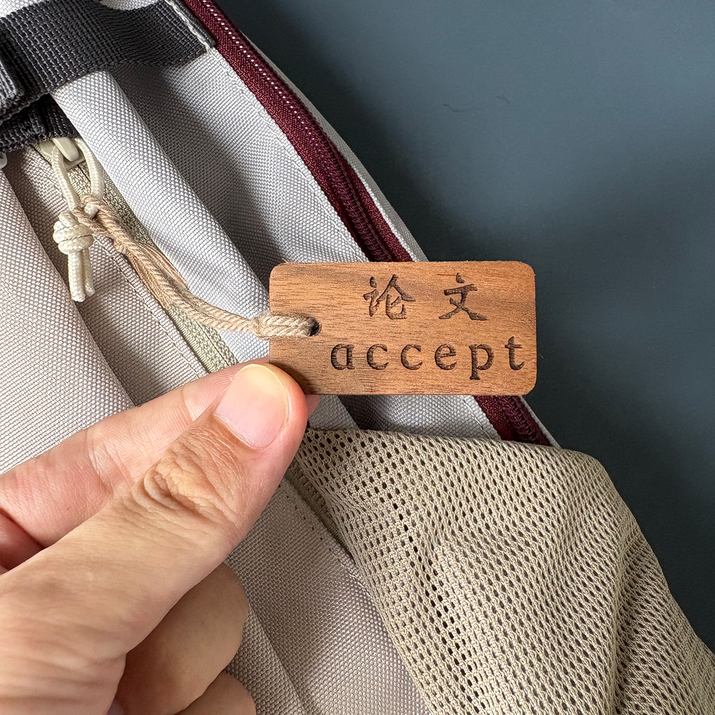 论文accept发paper科研人周边礼物SCI CNS书包挂件钥匙扣送导师