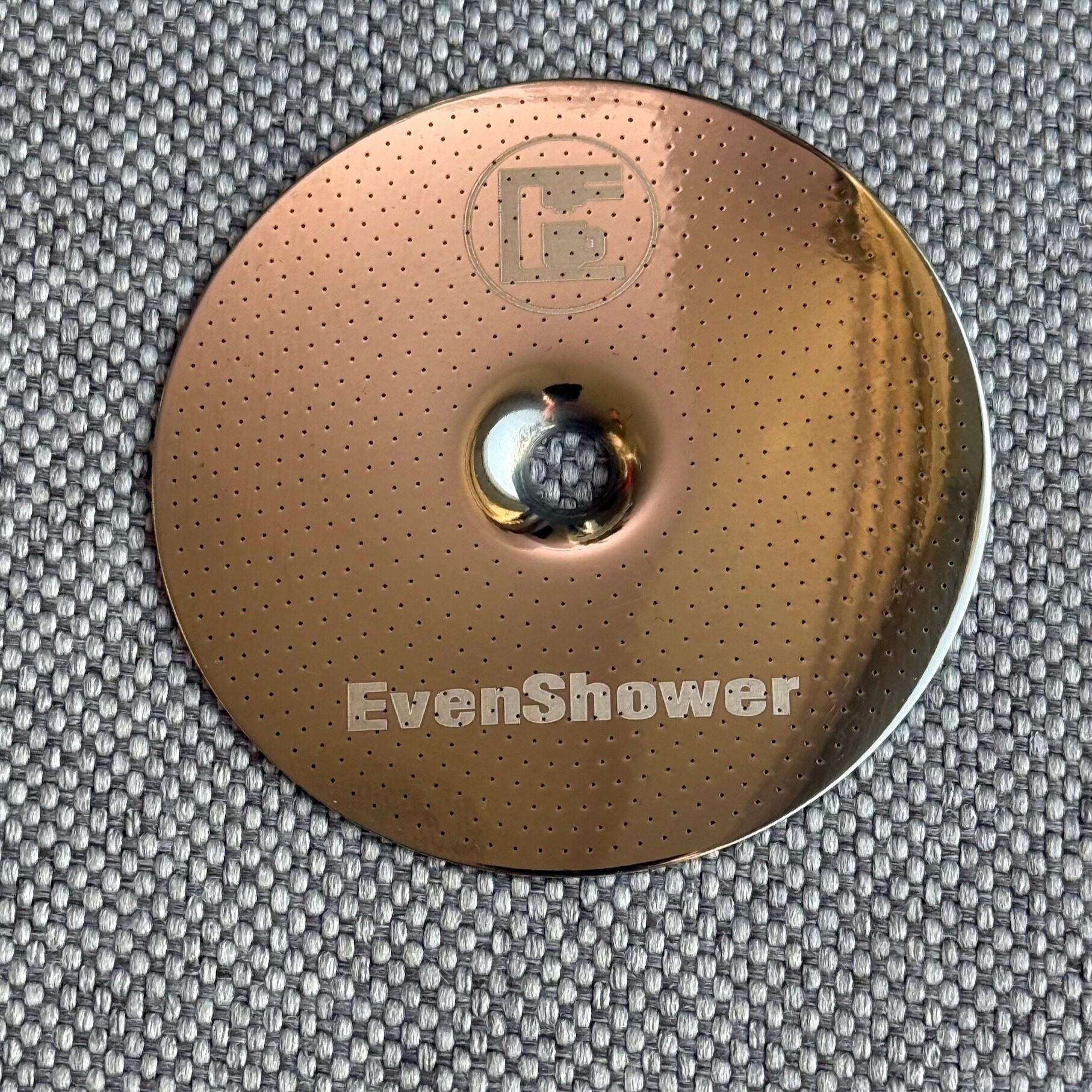 thumbnail for EvenShower coffee machine precision perforated brew head water distribution net