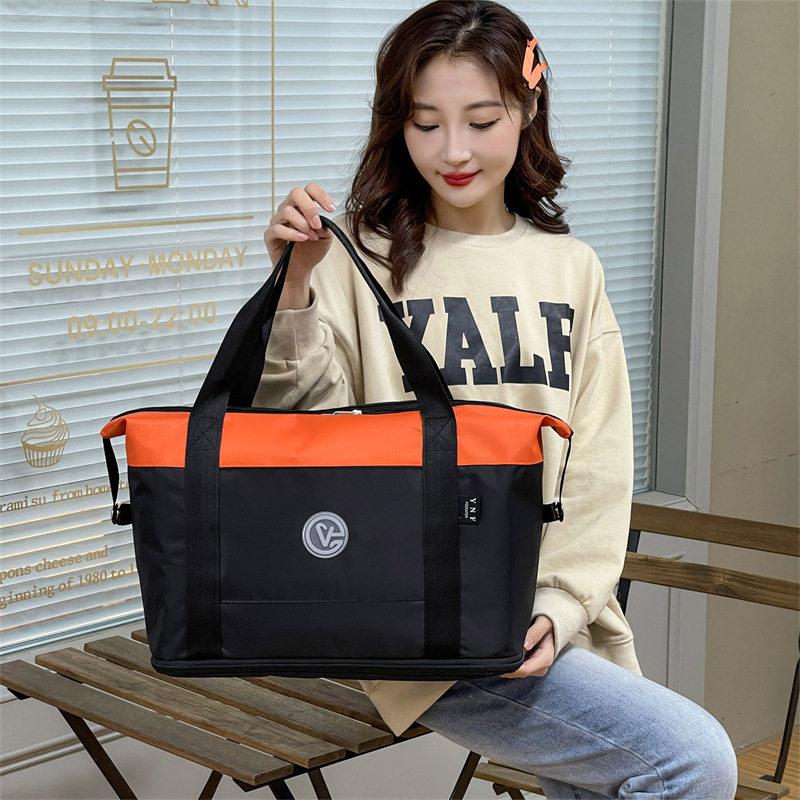 登机包可套拉杆箱女士外出可以带上飞机的旅行包手提衣包装衣服袋图片