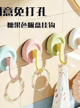 免打孔挂钩粘胶强力承重门后吸盘粘钩子厨房浴室墙壁无痕书包挂架