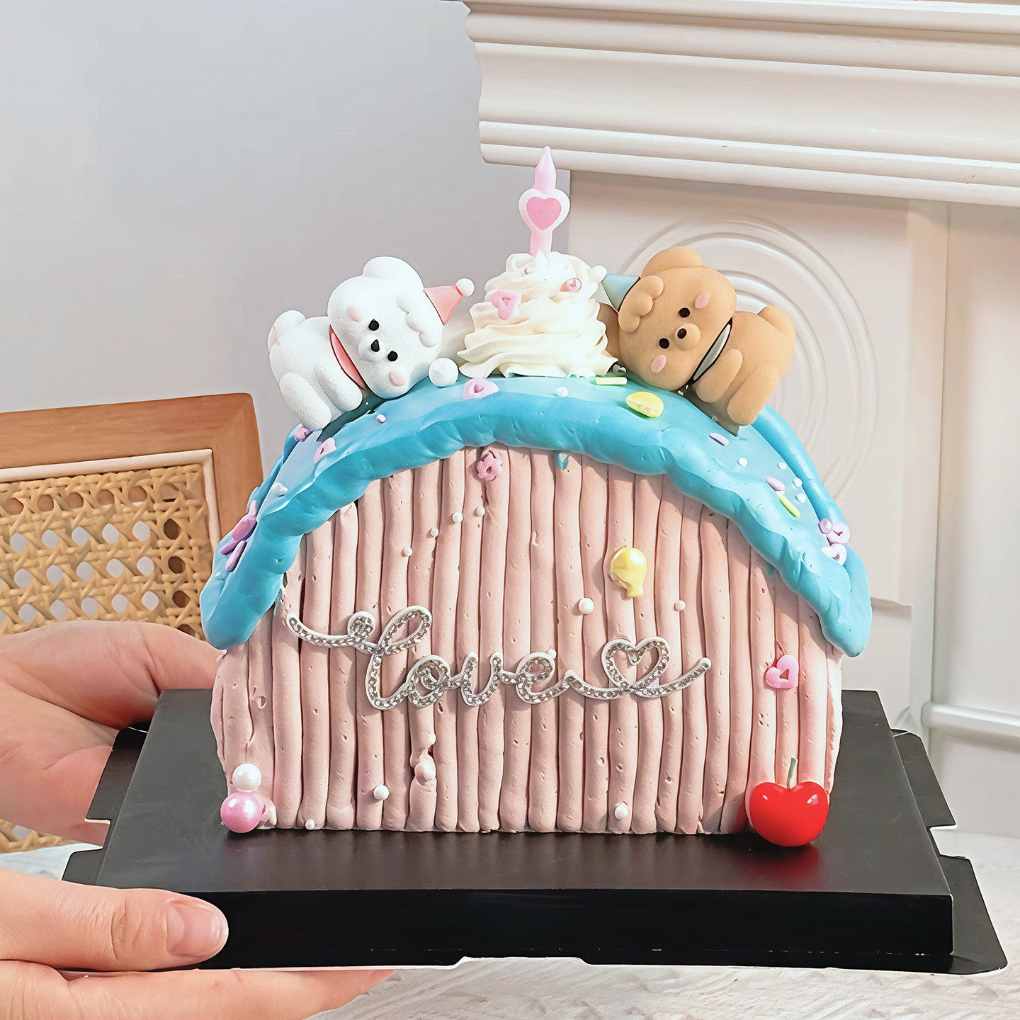 包邮网红2.14情人节烘焙蛋糕装饰摆件可爱小狗修狗水钻Love插件,节庆用品/礼品,蛋糕/烘焙装饰用品,淘宝优惠券,粉丝福利购,淘宝优惠卷