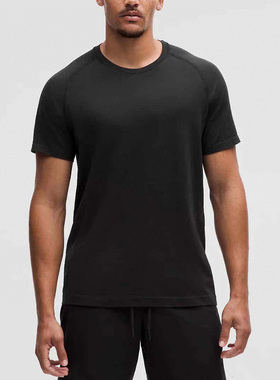 宝儿外贸lu同款男士MVT圆领轻薄透气吸汗运动休闲短袖T恤5303