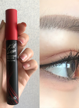 王霏霏韩国clio睫毛膏珂莱欧KILL LASH黑钢管持久防水浓密纤长01