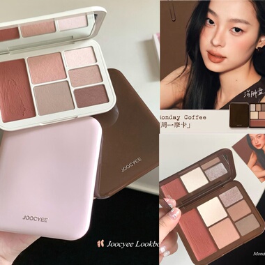 新品 JOOCYEE酵色灵感妆容盘多用综合盘腮红膏口红眼影周一摩卡05
