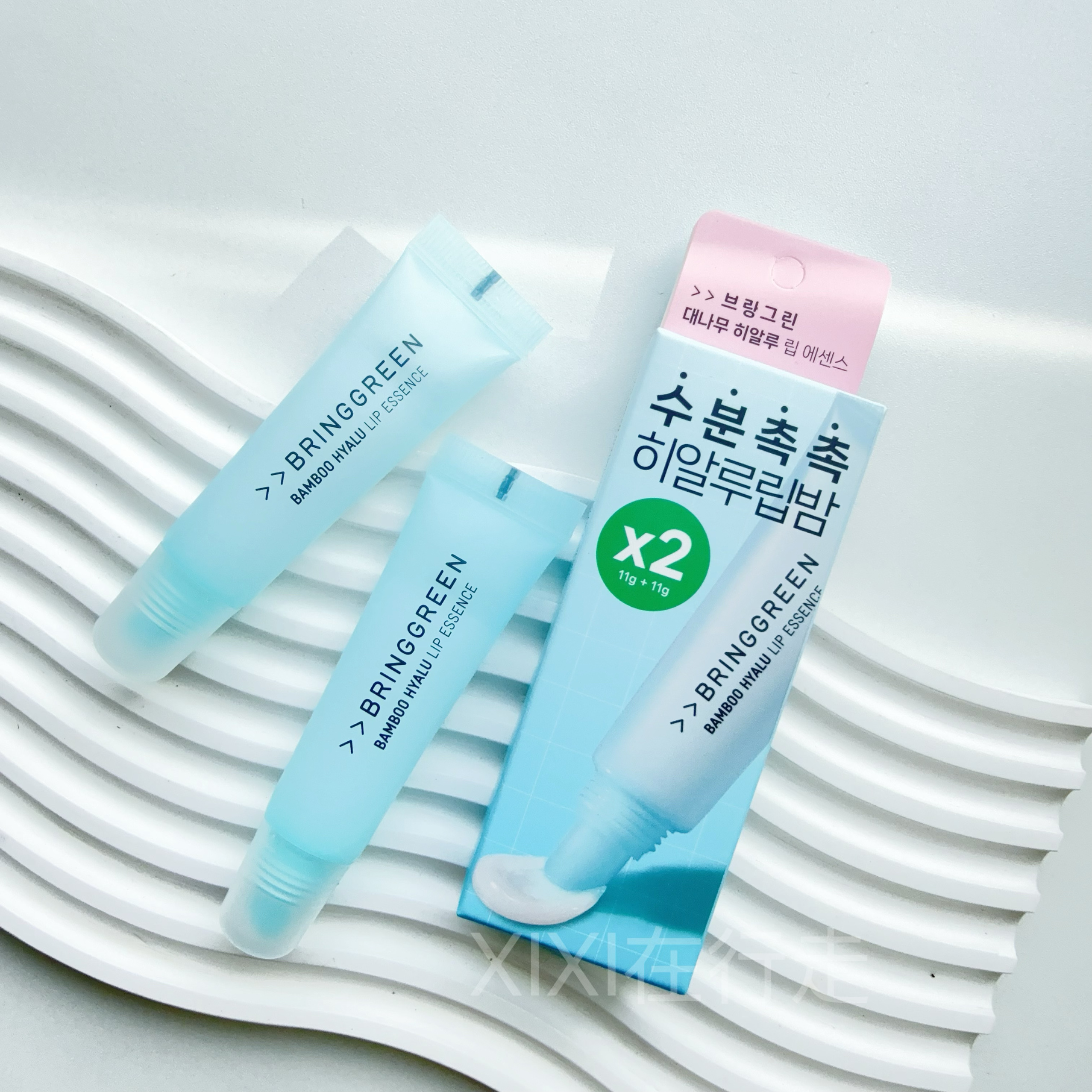 韩国Bringgreen芭兰歌林润唇膏玻尿酸竹子精华唇膜保湿滋润干唇