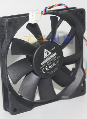 AFC0912DB 原装Delta/台达 9215 9015 4线 12V 0.45A 散热风扇
