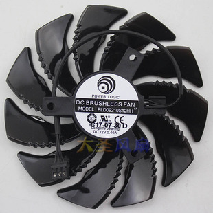 GTX1050 显卡风扇 1060 PLD09210S12HH 3线 RX560 全新技嘉GTX950