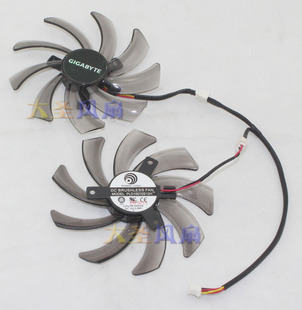 原装技嘉PLD10010S12H 12V 0.30A孔距4CM 直径9.5CM 9510显卡风扇