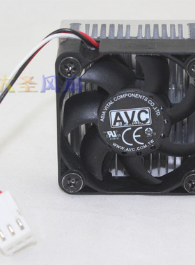 AVC 散热器 5V 0.24A/ 12V 0.14A风扇 40*40*28mm